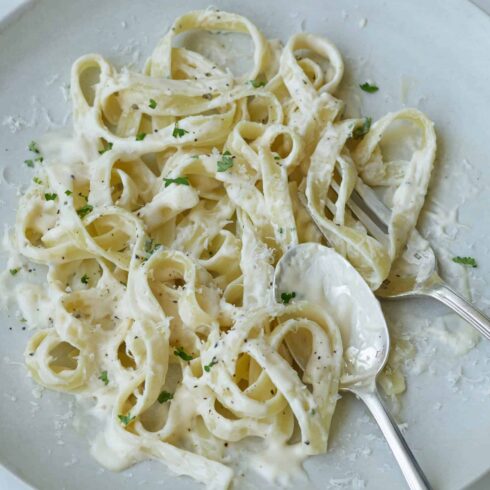 Fettuccine Alfredo Facil